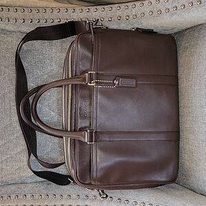COACH Metropolitan Commuter Leather Briefcase Bag No. L1361-F71065